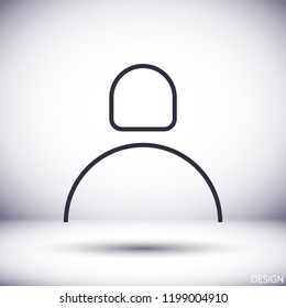 Vector icon man 10 EPS