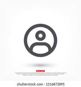 Vector icon man 10 EPS
