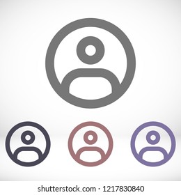 Vector icon man 10 EPS