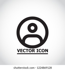 Vector icon man 10 EPS