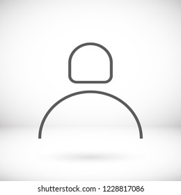 Vector icon man 10 EPS
