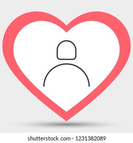 Vector icon man 10 EPS