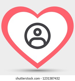 Vector icon man 10 EPS