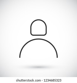 Vector icon man 10 EPS