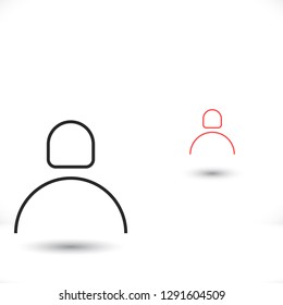 Vector icon man 10 EPS