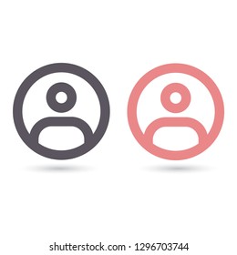 Vector icon man 10 EPS
