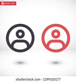 Vector icon man 10 EPS