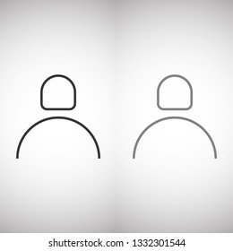 Vector icon man 10 EPS