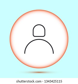 Vector icon man 10 EPS