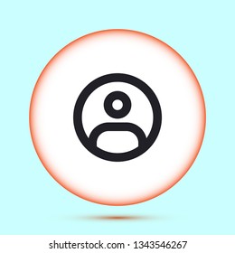 Vector icon man 10 EPS