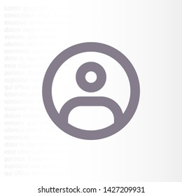 Vector icon man 10 EPS . Lorem Ipsum Illustration design