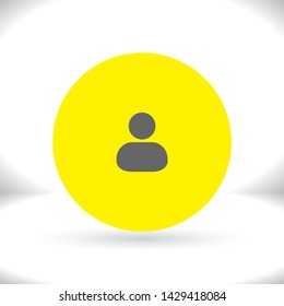 Vector icon man 10 EPS . Lorem Ipsum Illustration design