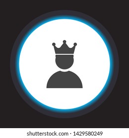 Vector icon man 10 EPS . Lorem Ipsum Illustration design