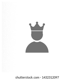 Vector icon man 10 EPS . Lorem Ipsum Illustration design