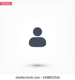 Vector icon man 10 EPS . Lorem Ipsum Illustration design
