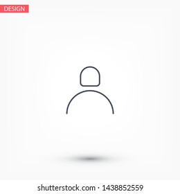 Vector icon man 10 EPS . Lorem Ipsum Illustration design