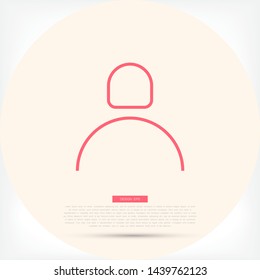 Vector icon man 10 EPS . Lorem Ipsum Illustration design