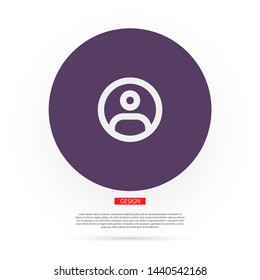 Vector icon man 10 EPS . Lorem Ipsum Illustration design