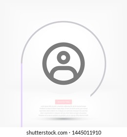Vector icon man 10 EPS . Lorem Ipsum Illustration design