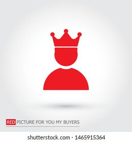 Vector icon man 10 EPS . Lorem Ipsum Illustration design