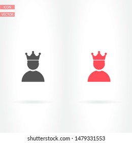 Vector icon man 10 EPS . Lorem Ipsum Illustration design