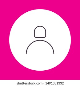 Vector icon man 10 EPS . Lorem Ipsum Illustration design