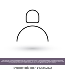 Vector icon man 10 EPS . Lorem Ipsum Illustration design