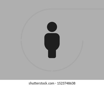 Vector icon man 10 EPS . Lorem Ipsum Illustration design