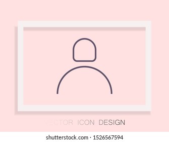 Vector icon man 10 EPS . Lorem Ipsum Illustration design