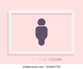 Vector icon man 10 EPS . Lorem Ipsum Illustration design
