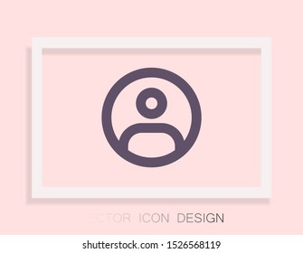 Vector icon man 10 EPS . Lorem Ipsum Illustration design