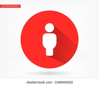 Vector icon man 10 EPS . Lorem Ipsum Illustration design