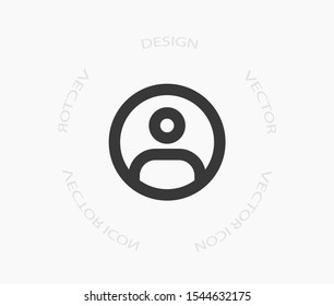 Vector icon man 10 EPS . Lorem Ipsum Illustration design