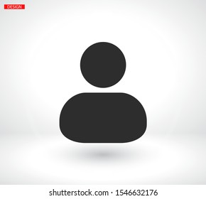 Vector icon man 10 EPS . Lorem Ipsum Illustration design