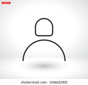 Vector icon man 10 EPS . Lorem Ipsum Illustration design