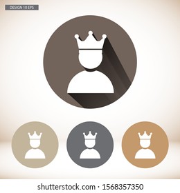 Vector icon man 10 EPS . Lorem Ipsum Illustration design