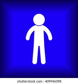 Vector icon of man