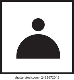 Borde del icono del vector Diseño de ilustración