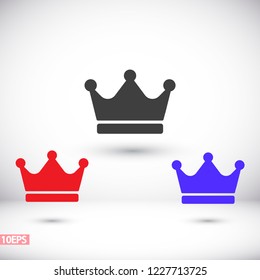 Vector icon man crown