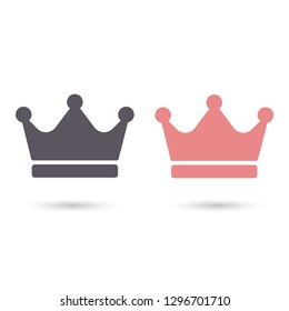 Vector icon man crown