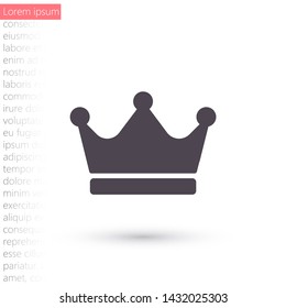 Vector icon man crown