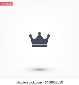 Vector icon man crown 10 EPS . Lorem Ipsum Illustration design