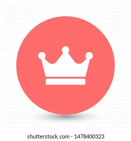 Vector icon man crown 10 EPS . Lorem Ipsum Illustration design