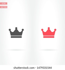 Vector icon man crown 10 EPS . Lorem Ipsum Illustration design