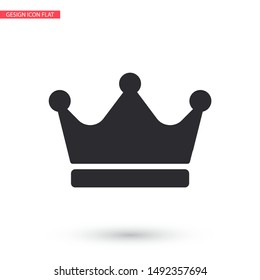 Vector icon man crown 10 EPS . Lorem Ipsum Illustration design