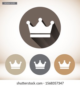 Vector icon man crown 10 EPS . Lorem Ipsum Illustration design