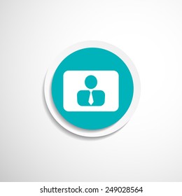 vector icon man inside social people technology user