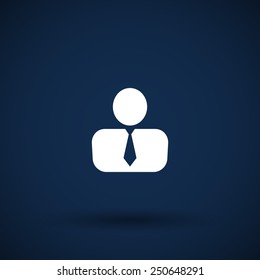 vector icon man inside social people technology user