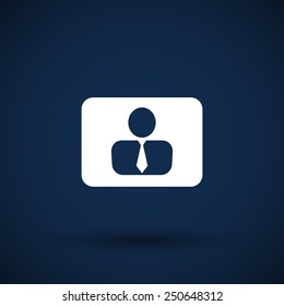 vector icon man inside social people technology user