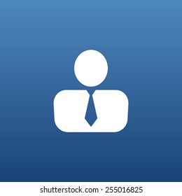 vector icon man inside social people technology user
